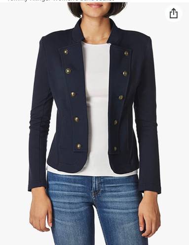 Tommy Hilfiger stretchy band jacket navy blue