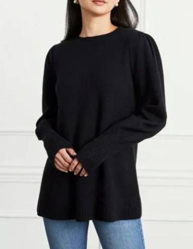 Hill House NWT  Silvia Sweater in Black 100% Merino Wool