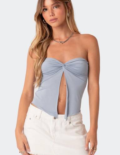 Edikted Blue Crop Top