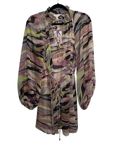 Ted Baker NWT  Zeenaa Printed Blouson Sleeve Mini Dress