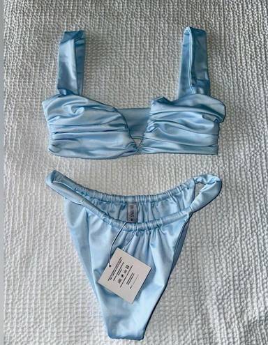 NWT Divino Seas Light Blue Bikini Set Size M