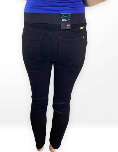 INC  Black Denim Regular Fit Skinny Leg Jeans