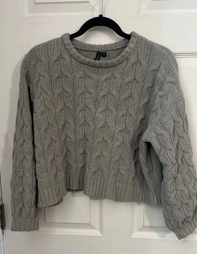 moon&madison Green Cropped Sweater