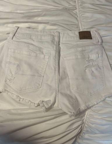 American Eagle White Denim Shorts