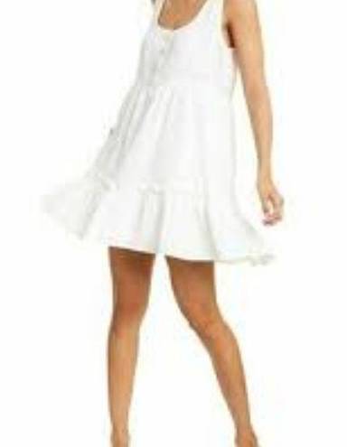 Flying Tomato A. Calin by  white tiered mini dress size medium