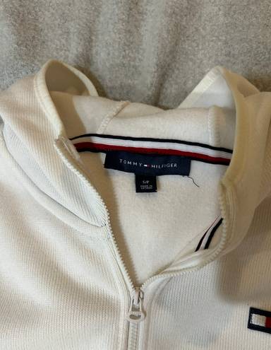 Tommy Hilfiger Women’s Long Fleece Zipped Hoodie Jacket