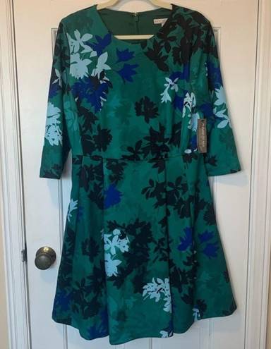 Krass&co Eva mendes ny& parker fit & flare green dress 6