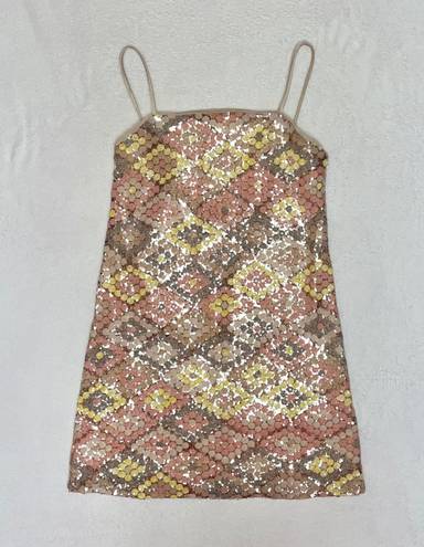 Mango NWT Womens  Macy’s Sparkle Mini Dress size Small (4)