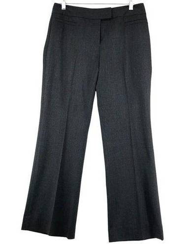 Lafayette 148  Womens Size 6 Dress Pants Wide Leg Career Wool Stretch Gray