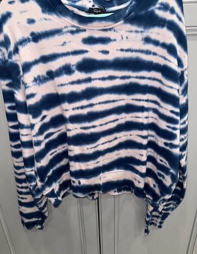 Rails  Ramona Striped indigo tie dye sweatshirt size XL