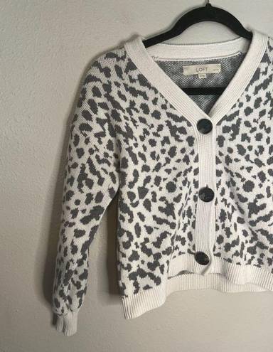 Loft  leopard cardigan