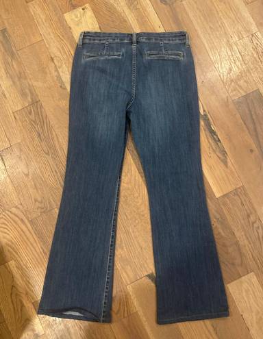 Banana Republic Wide Flare Leg Blue Denim Jeans Size 30