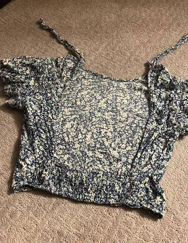 Sim & Sam Floral Open Back Top