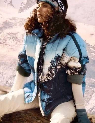 Free People Movement NEW |  Photoreal Pippa Packable Puffer Azure Combo Size XS