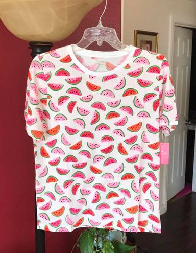 Kate Spade Watermelon M NWT Short Sleeve Tee Shirt