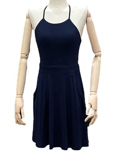 B Darlin 🎉HP🎉  navy blue juniors minidress w/ pockets/ 3/4 /Excellent condition