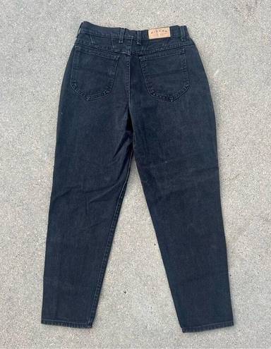 Riders By Lee Vintage 90s Lee rider Black High Rise Relaxed Fit Mom Jeans 12 Petite