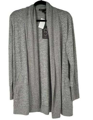 Gibson  Heather Gray Soft Open Cardigan