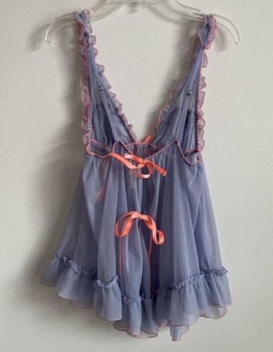 Victoria's Secret  Size M Purple Pink Slip Dress Baby Doll Sleep Lingerie