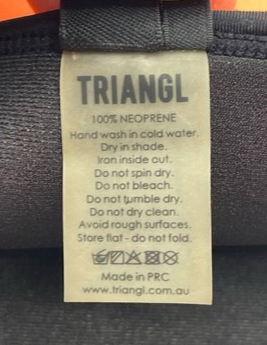 Triangl  swimwear bikini orange triangle swim bottoms size xs