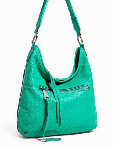 Aimee Kestenberg NWT  Good Times Expandable Hobo - Earth Green Bubble Lamb