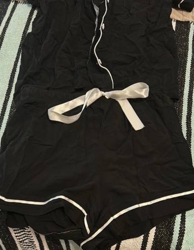 Pajama Set Black Size M