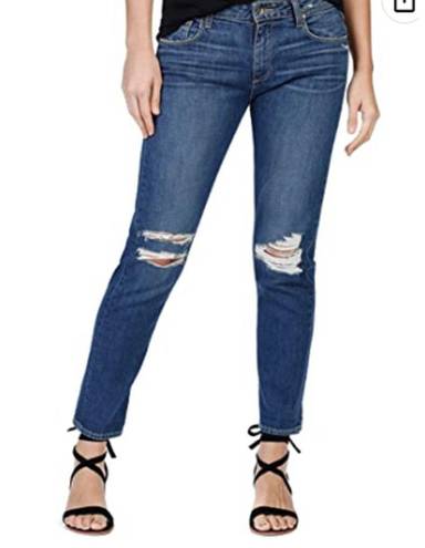 Paige NWT  Brigette Boyfriend Skinny Jeans, Emmett Destructed, Size 25