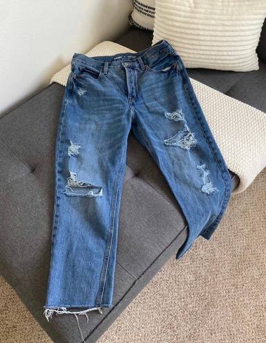 Straight Jeans Size 8 Blue