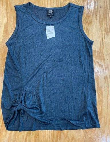 Bobeau  Tank Top Women's Medium Blue Side Knot Crew Neck Sleeveless Pullover B62