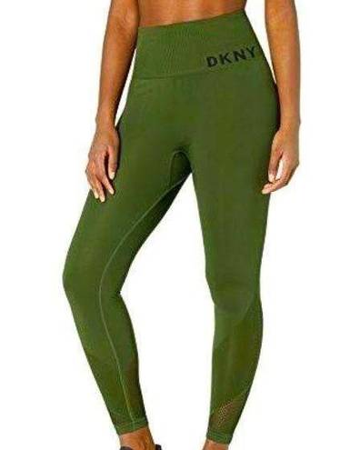 DKNY NWOT:  Women's High Waist Seamless Leggings in Dark Green; XS