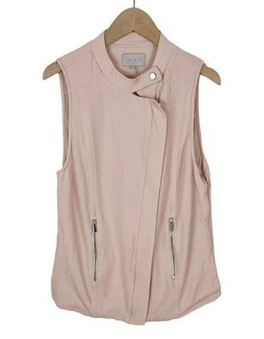 1. State  Light Pink Zip Front Vest Size Small