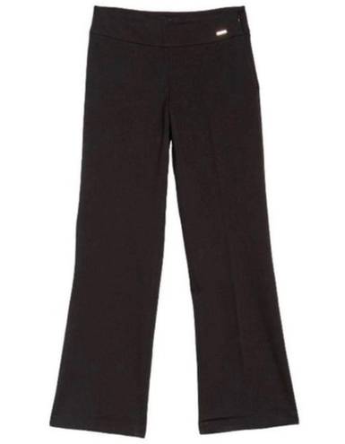 T Tahari  Women's Black Ponte Wide Leg Soft Pants Sz 4