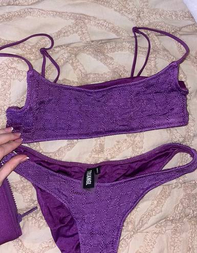 Triangl Dark Purple Bikini Set