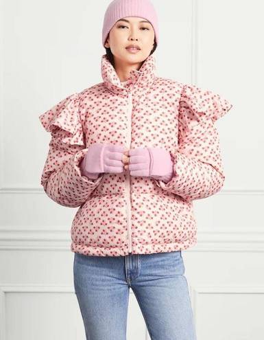 Hill House NWT  The Violet Jacket in Pink Spaced Floral