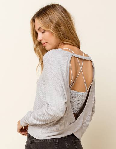 West of Melrose Open Back Sweater 