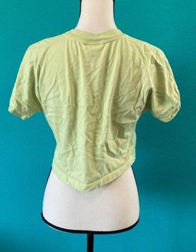 Nike Pale neon green  crop top in size small