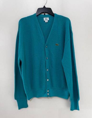 Lacoste Vintage izod  cardigan Vintage unisex size XL