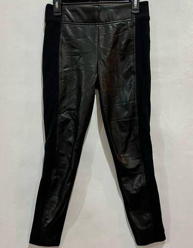 The Loft  Outlet Womens‎ Black Small Faux Leather Pants Lounge Stretch