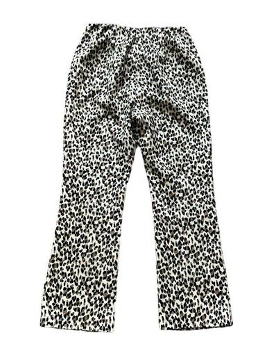 Tuckernuck  Women’s Cheetah Print Pants Elastic Waist Pull On Side Zip Medium