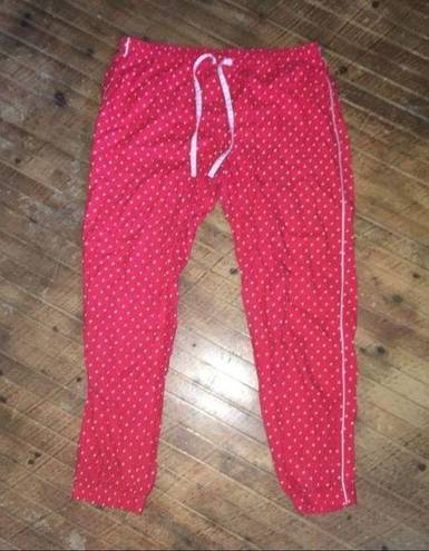 Victoria's Secret Victoria’s Secret polka dot flannel joggers