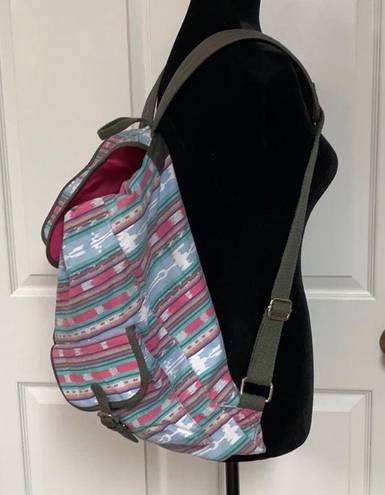 Candie's Candie’s southwestern pink/ blue green backpack.