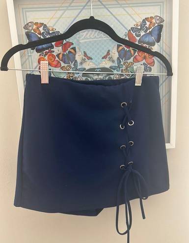 Blue Blush Navy Skort