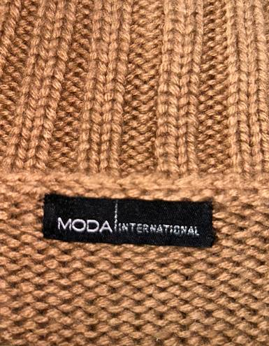 Moda international wrap sweater