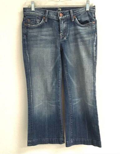 7 For All Mankind  dojo cropped jeans 27