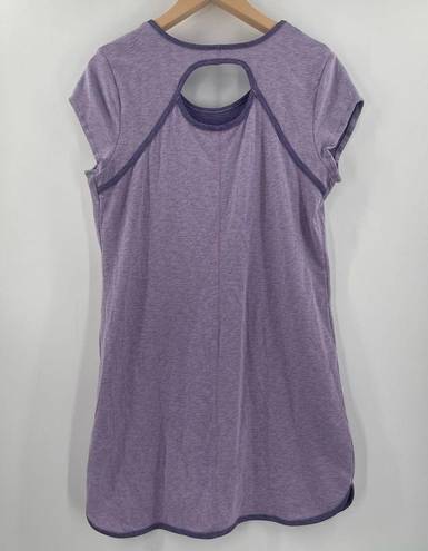 The North Face  Dress Size Large Cutout Purple Casual Shirt Cotton Blend NWT