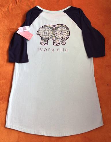 Ivory Ella T-SHIRT DRESS (SzM)