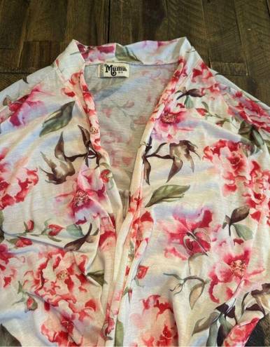 Show Me Your Mumu  floral sleepwear robe cotton one size