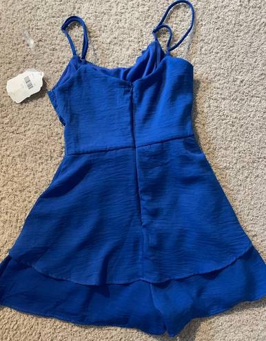 Altar'd State Royal Blue Romper