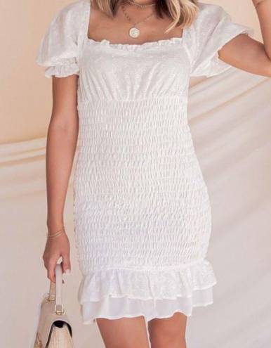 idem Ditto ✨ Heavenly Eyelet Mini Dress✨