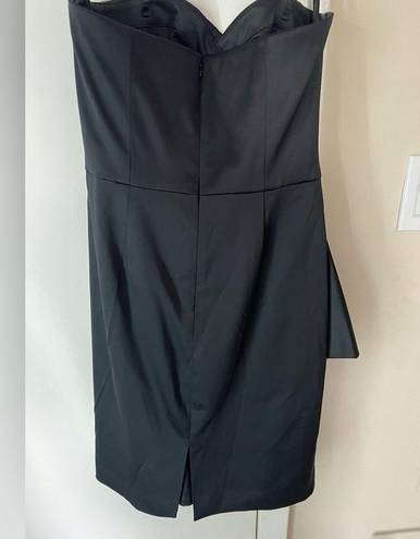 White House | Black Market  Black Strapless Cocktail Dress- Size 2